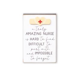 Amazing Nurse Wood Sign