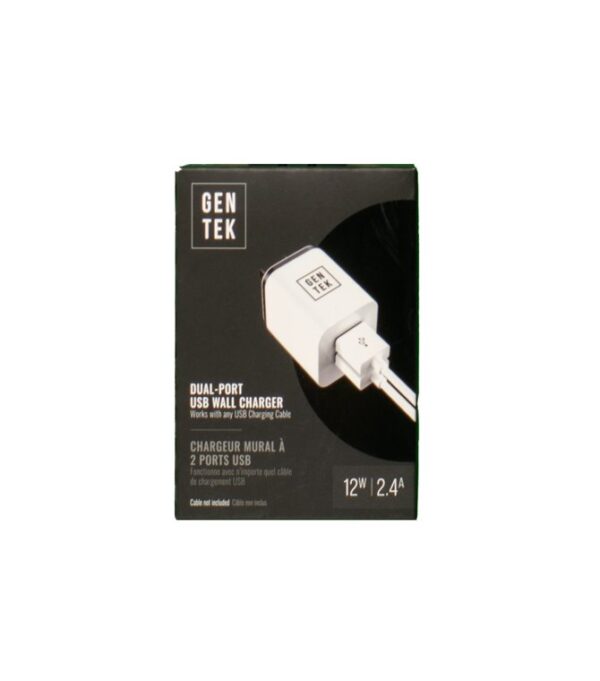 Gen Tek USB Dual Wall Charger