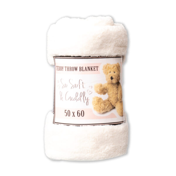 Teddy Sherpa Throw Blanket