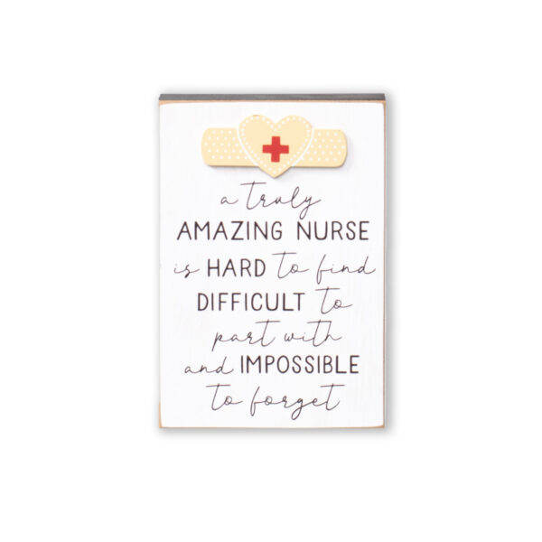 Amazing Nurse Wood Sign
