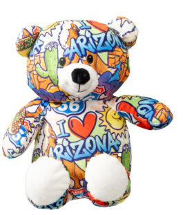 Bright & Cheerful "I Love Arizona" Graffiti Bear