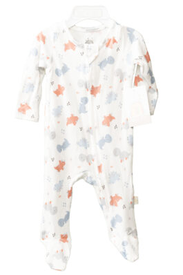 Adorable Dinosaur Footed Pajamas (0-3 Months)