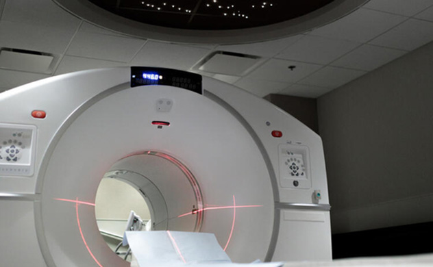 Positron emission tomography (PET) scan